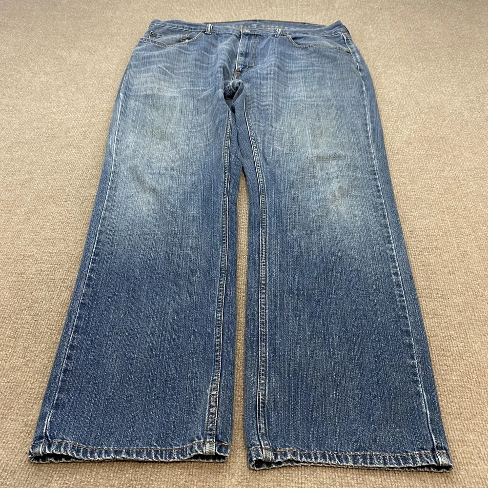 Levis 559 Jeans Mens 38x32 Blue Baggy Distressed Relaxed Straight Denim Pants